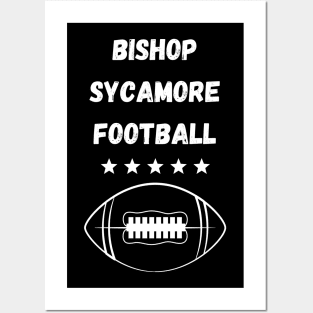 Bishop Sycamore Football (white logo) Posters and Art